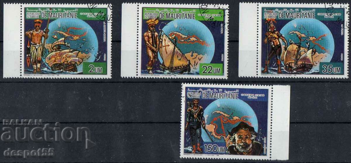 1986. Мавритания. 480 год. от смъртта на Христофор Колумб.