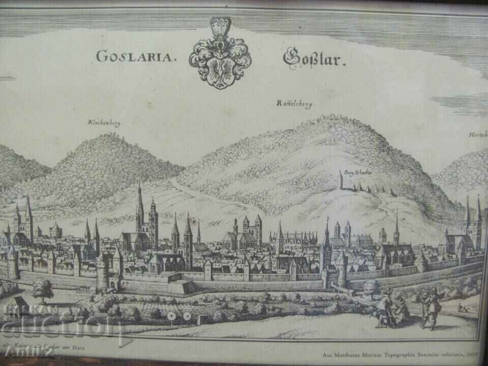 Auction 1653 Original Engraving - Saxony Germany Auction 1653 Original Engraving - Saxony Germany