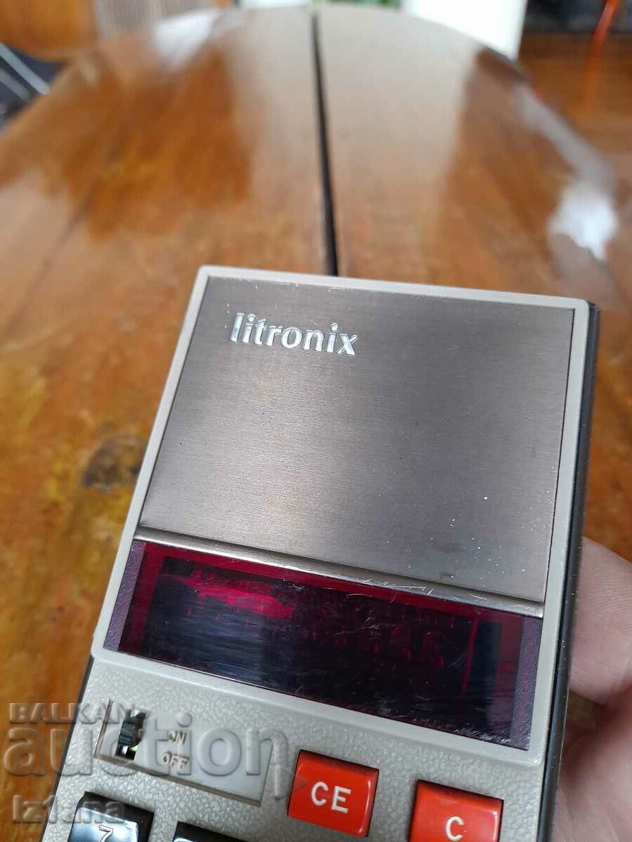 Licitație Vechiul calculator Litronix Licitație Vechiul calculator Litronix