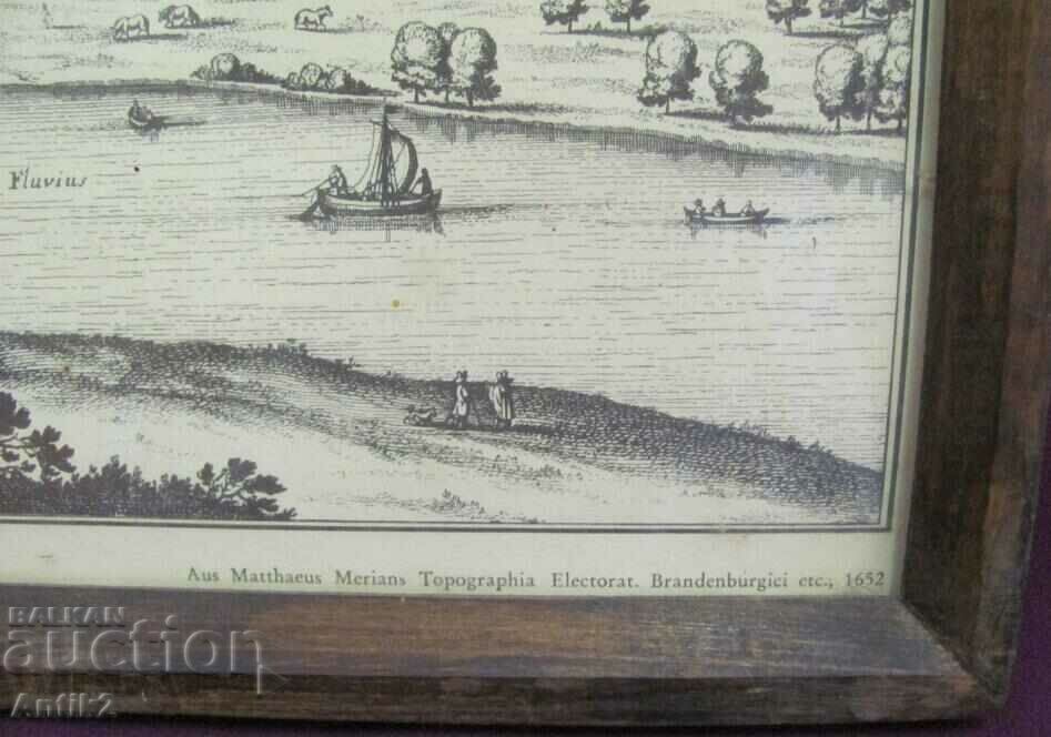Delivery of 1652 Original Engraving - Brandenburg Germany Delivery of 1652 Original Engraving - Brandenburg Germany