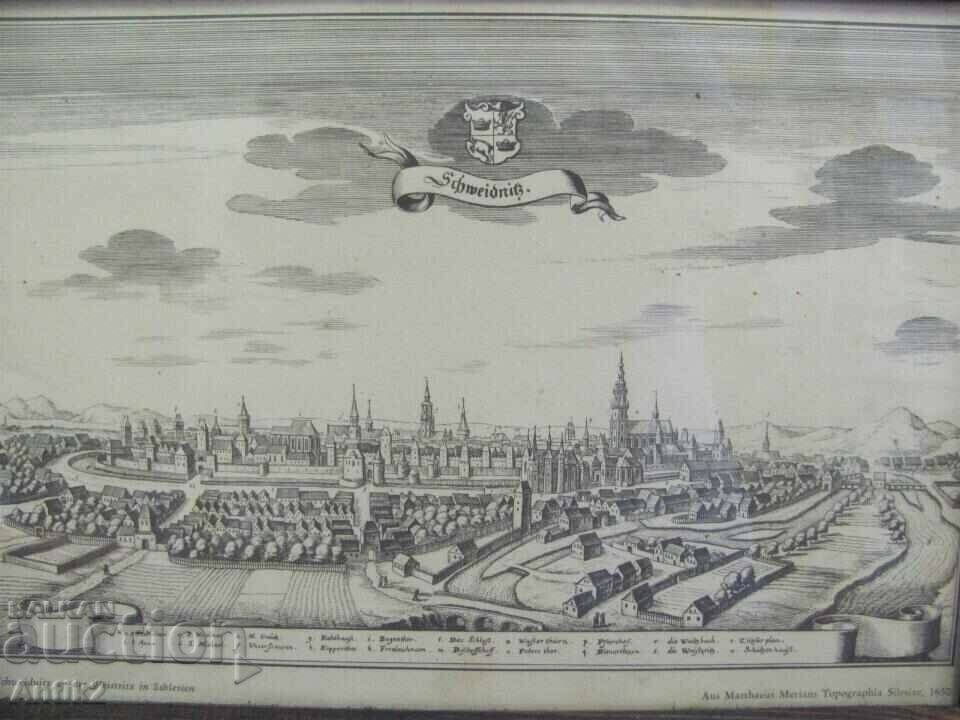 Auction 1650 Original Engraving - Silesiae Germany Auction 1650 Original Engraving - Silesiae Germany