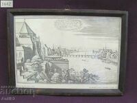 1642 Original Engraving - Basel Switzerland