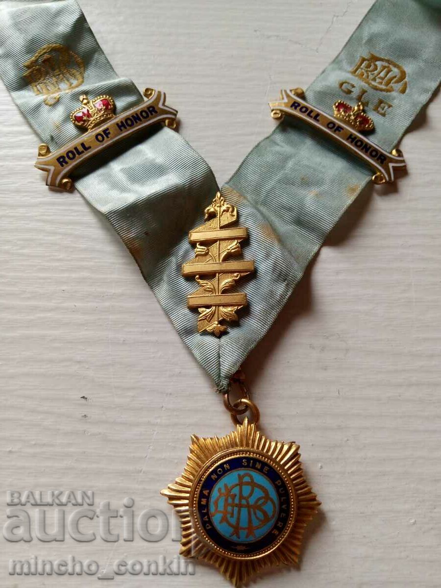 Masonic order highest degree of ribbon.