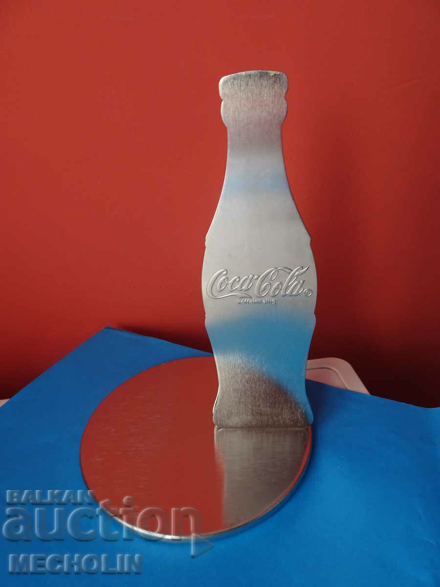 Delivery of COLLECTOR METAL ADVERTISING COCA COLA BOTTLE Delivery of COLLECTOR METAL ADVERTISING COCA COLA BOTTLE