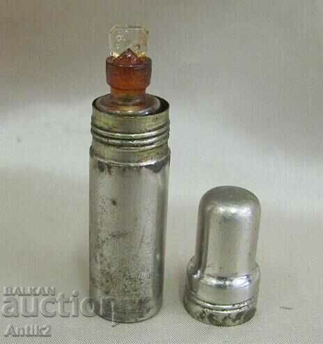 19th Century Mini Medicine Bottle in Metal Container with price 25.00 BGN | € 12.78 19th Century Mini Medicine Bottle in Metal Container with price 25.00 BGN | € 12.78