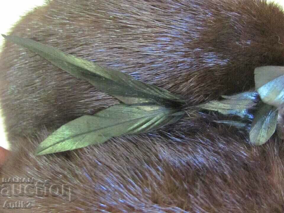 Vintich Women's Set - Mink Hat and Scarf - 5