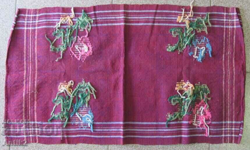 Delivery of 19th Century Hand Embroidered and Woven Towel Delivery of 19th Century Hand Embroidered and Woven Towel