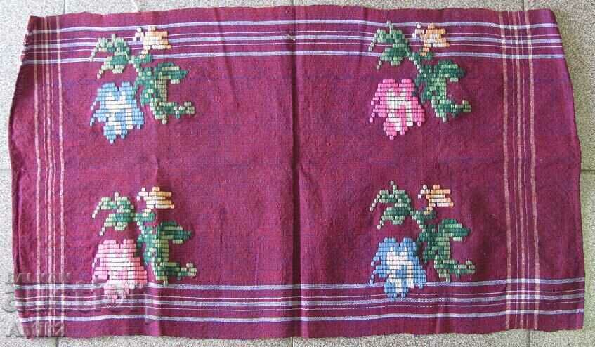 19th Century Hand Embroidered and Woven Towel - 6 19th Century Hand Embroidered and Woven Towel - 6