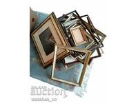 LOT 15 pcs. Old picture frames old picture