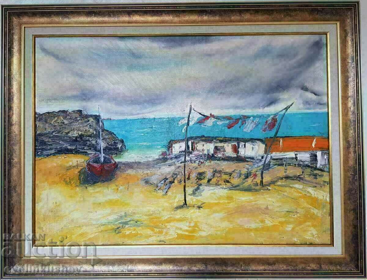 Μεγάλη ελαιογραφία «Άμμος και άνεμος» Ι. Πένεφ - 5 Μεγάλη ελαιογραφία «Άμμος και άνεμος» Ι. Πένεφ - 5