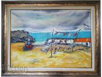 Large oil painting "Sand and wind" I. Penev
