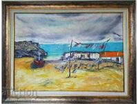 Pictură mare în ulei „Nisip și vânt” I. Penev