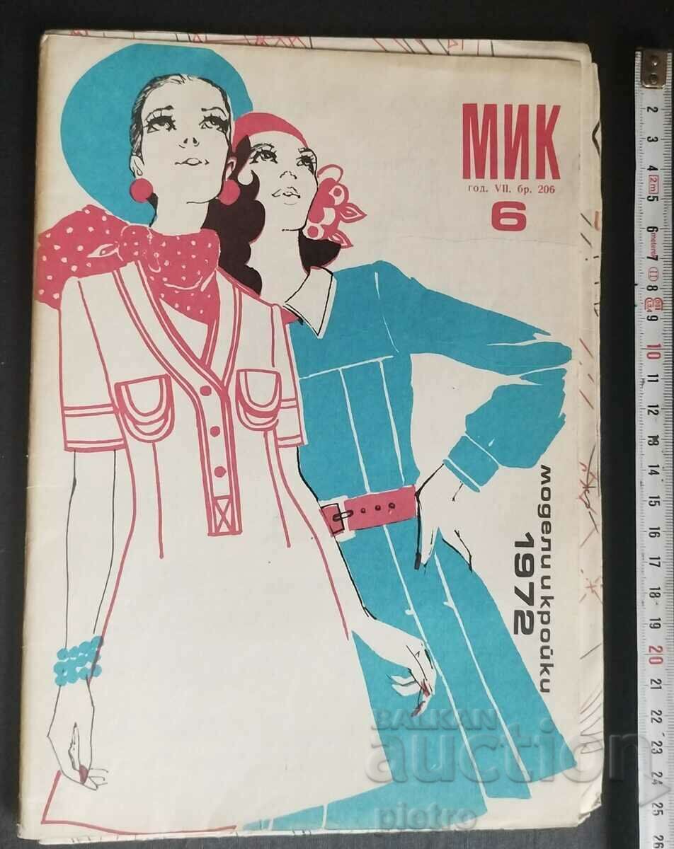 Modele și tăieturi MIK 1972. Publicat de: Centrul de Estetică Gospodărească