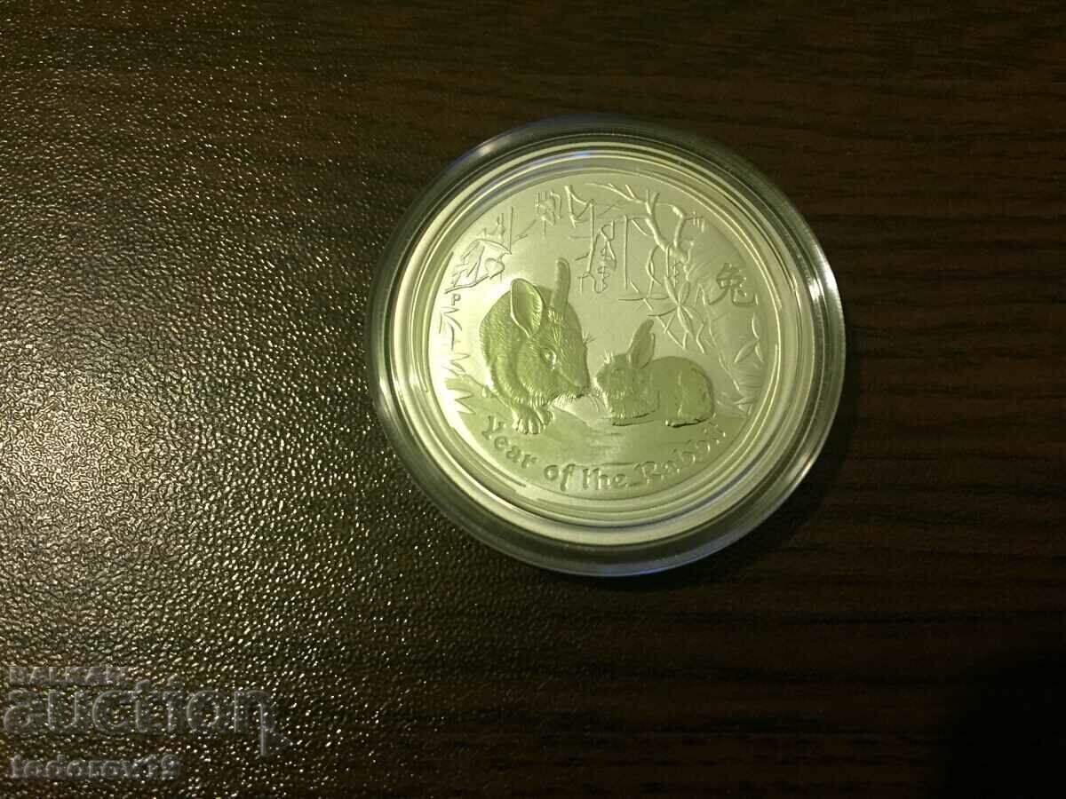 Lunar Year of the Rabbit 2011 1/2 oz with price 87.99 BGN | € 44.99 Lunar Year of the Rabbit 2011 1/2 oz with price 87.99 BGN | € 44.99