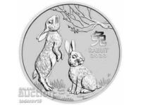 Silver Lunar Year of the Rabbit 2023 1 oz
