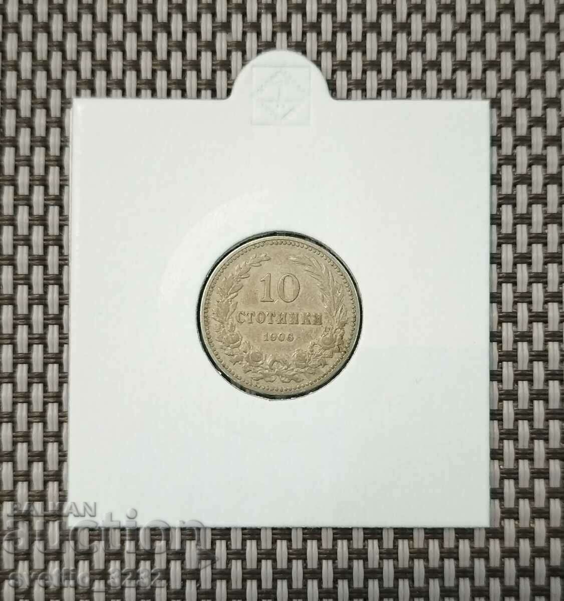 10 cents 1906