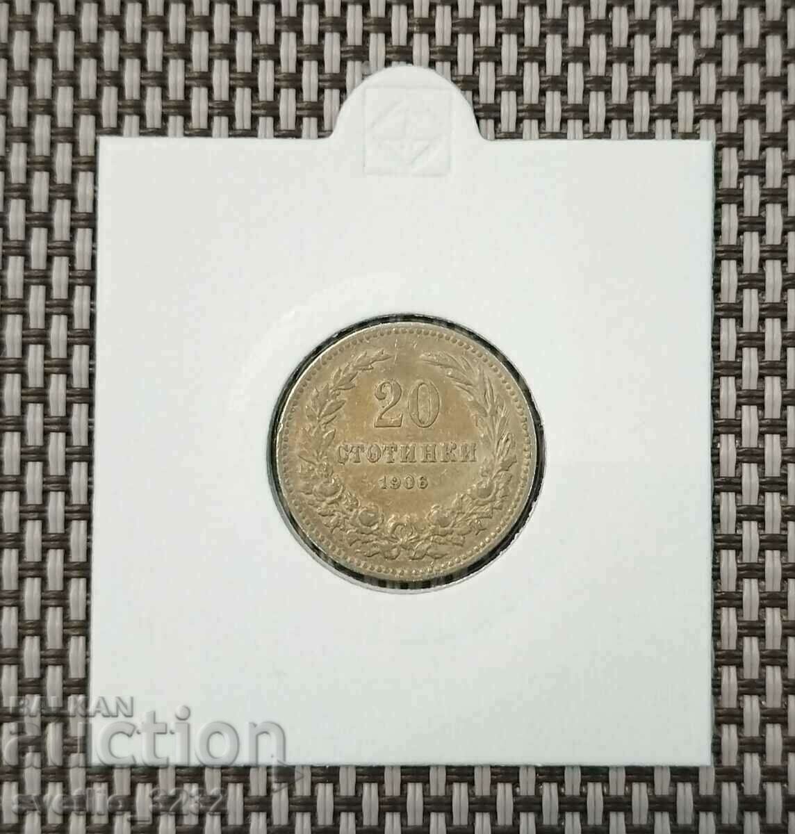 20 cents 1906 20 cents 1906