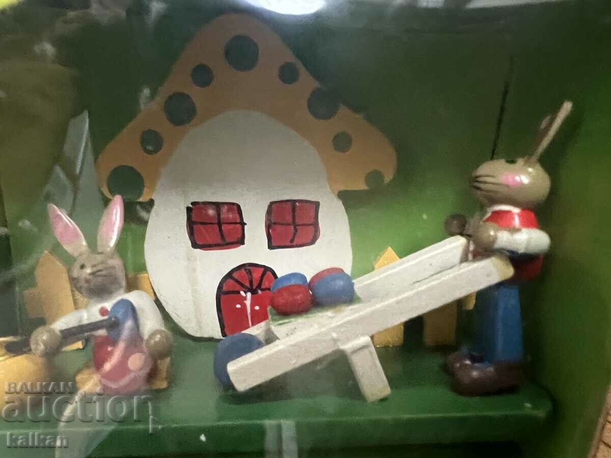 Wooden Easter bunnies with price 15.00 BGN | € 7.67