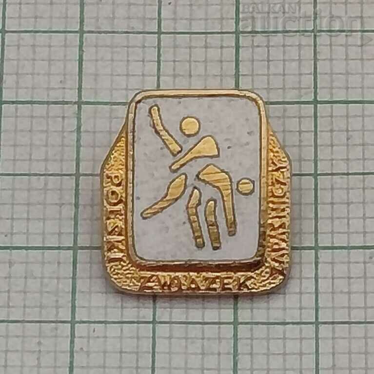 Auction STRUGGLE POLAND BADGE ENAMEL Auction STRUGGLE POLAND BADGE ENAMEL