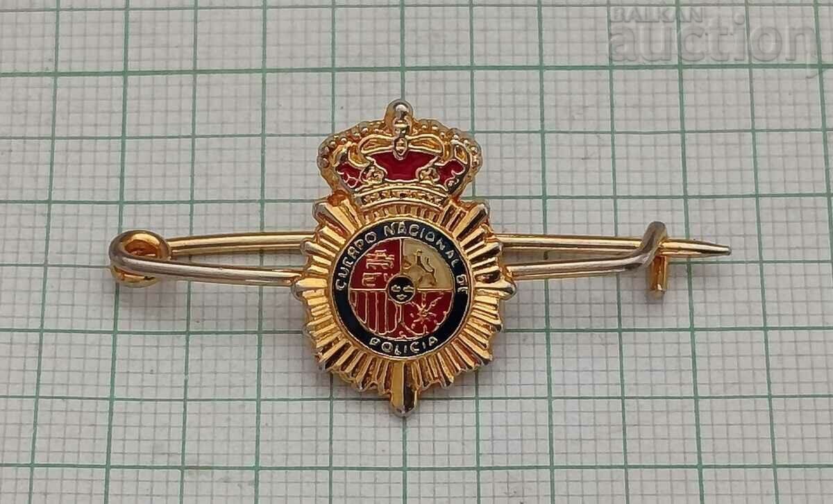 SPAIN POLICE PIN BADGE with price 9.00 BGN | € 4.60