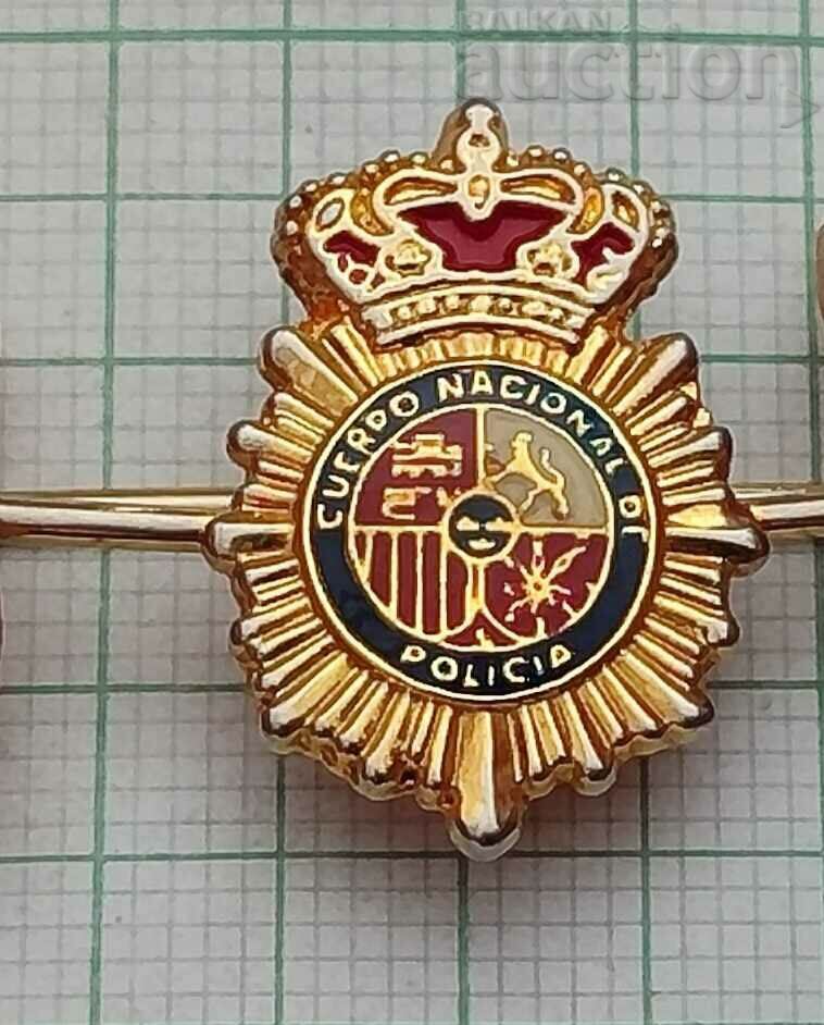 SPAIN POLICE PIN BADGE