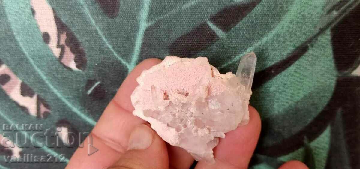 Licitație Rodocrosit cu cuarț