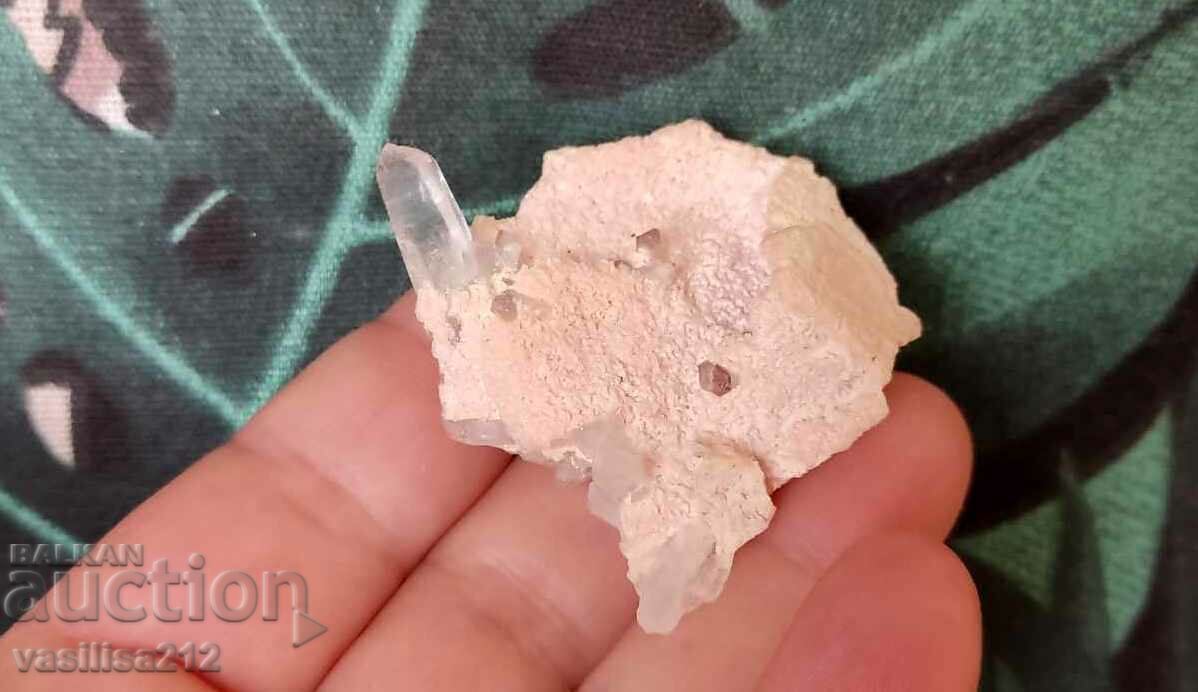 Rhodochrosite with quartz
