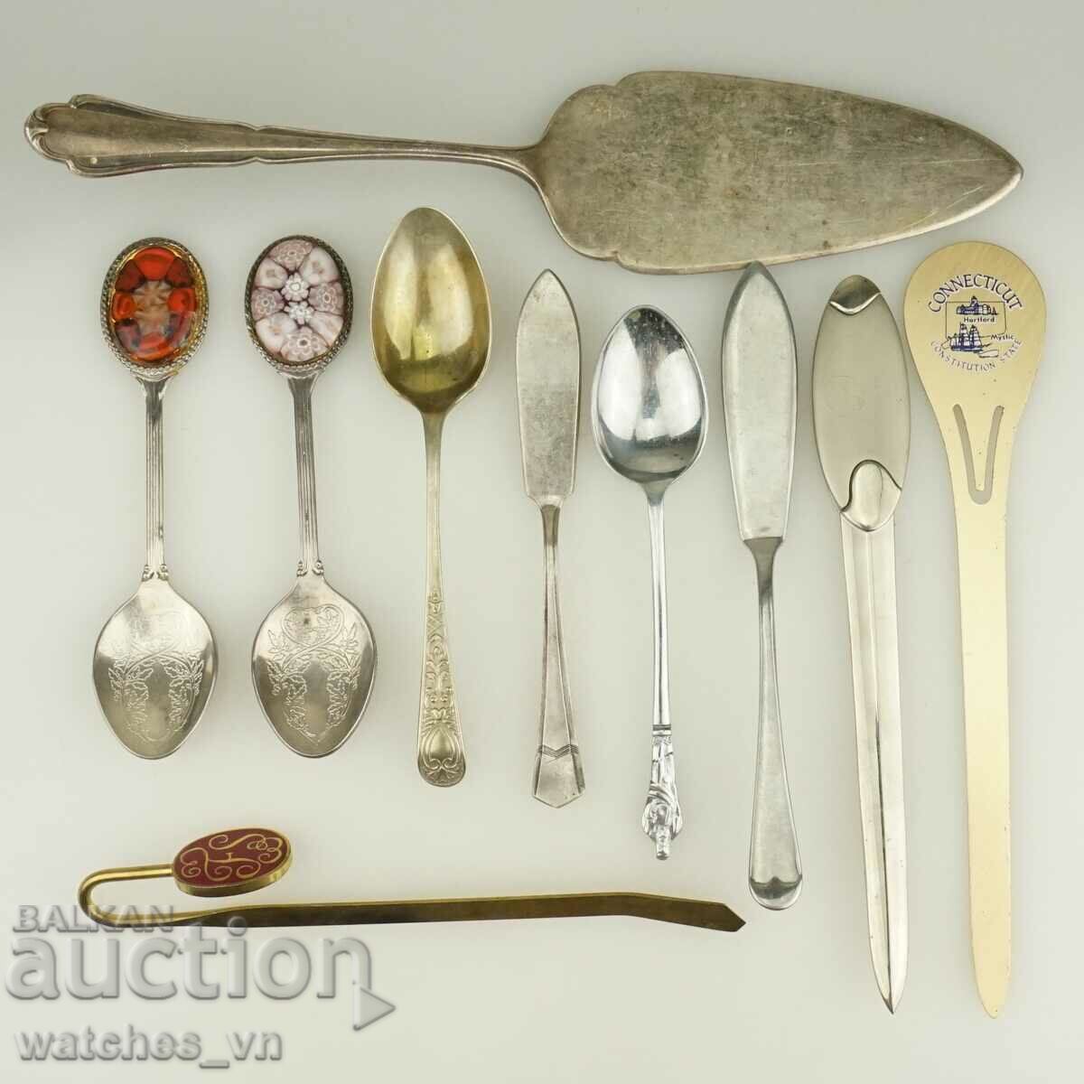 LOT Silver Utensils Silver Plated LOT