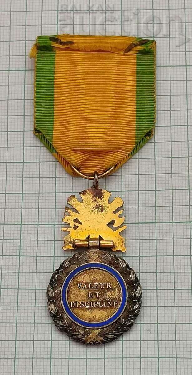Auction  FRANCE SILVER MEDAL 1870 VALEUR ET DISCIPLINE