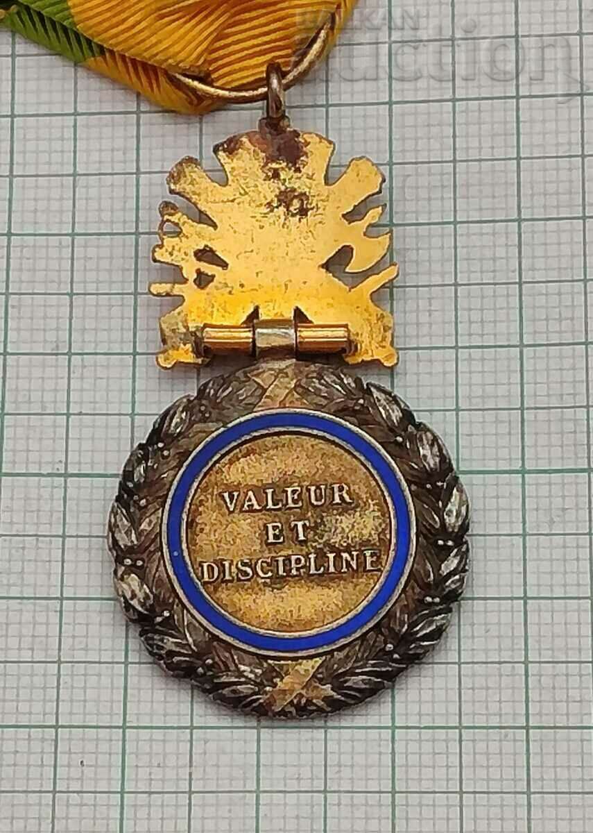 Delivery of FRANCE SILVER MEDAL 1870 VALEUR ET DISCIPLINE
