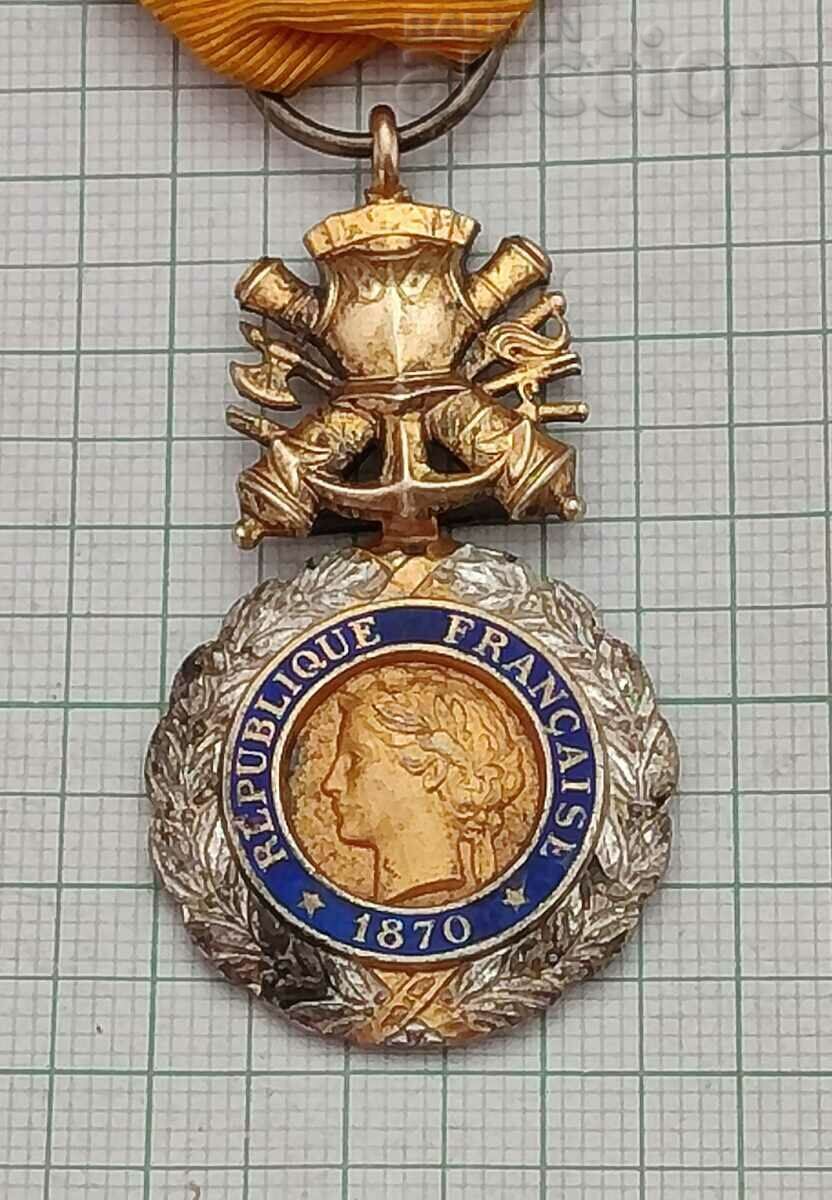 FRANCE SILVER MEDAL 1870 VALEUR ET DISCIPLINE with price 56.00 BGN | € 28.63 FRANCE SILVER MEDAL 1870 VALEUR ET DISCIPLINE with price 56.00 BGN | € 28.63