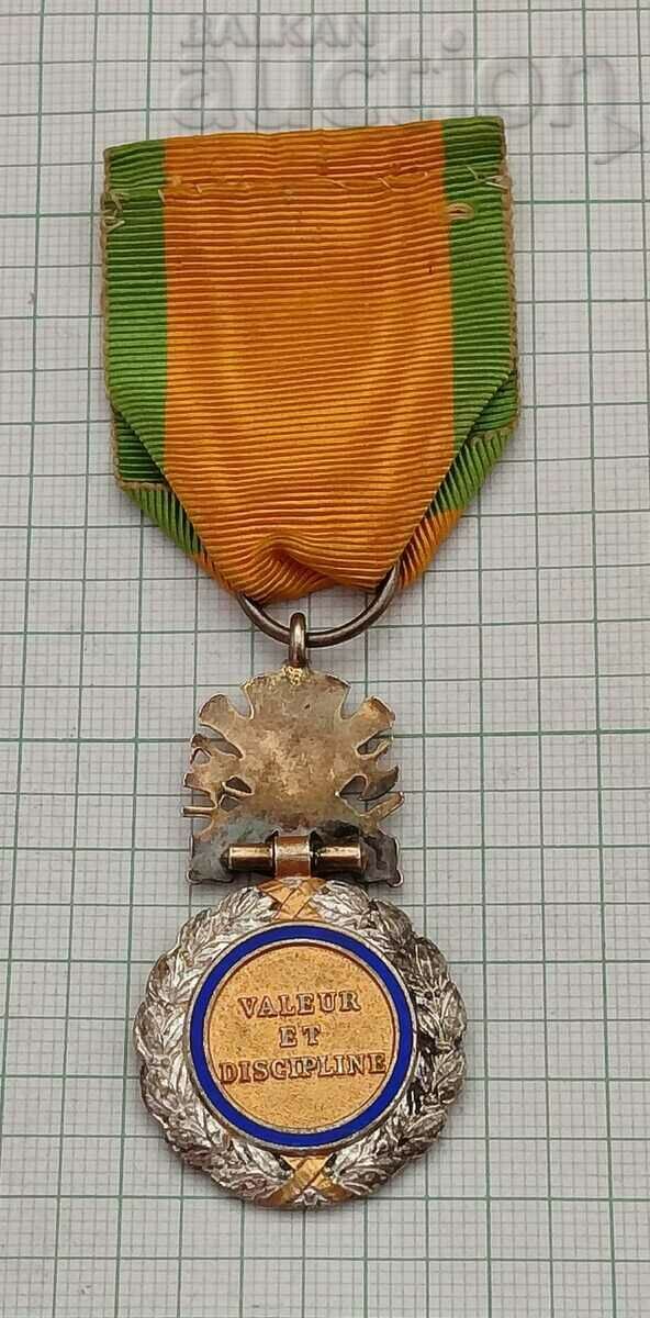 Auction FRANCE SILVER MEDAL 1870 VALEUR ET DISCIPLINE Auction FRANCE SILVER MEDAL 1870 VALEUR ET DISCIPLINE