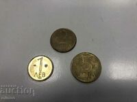 Монети 1992г Стотинки Левове България Лот
