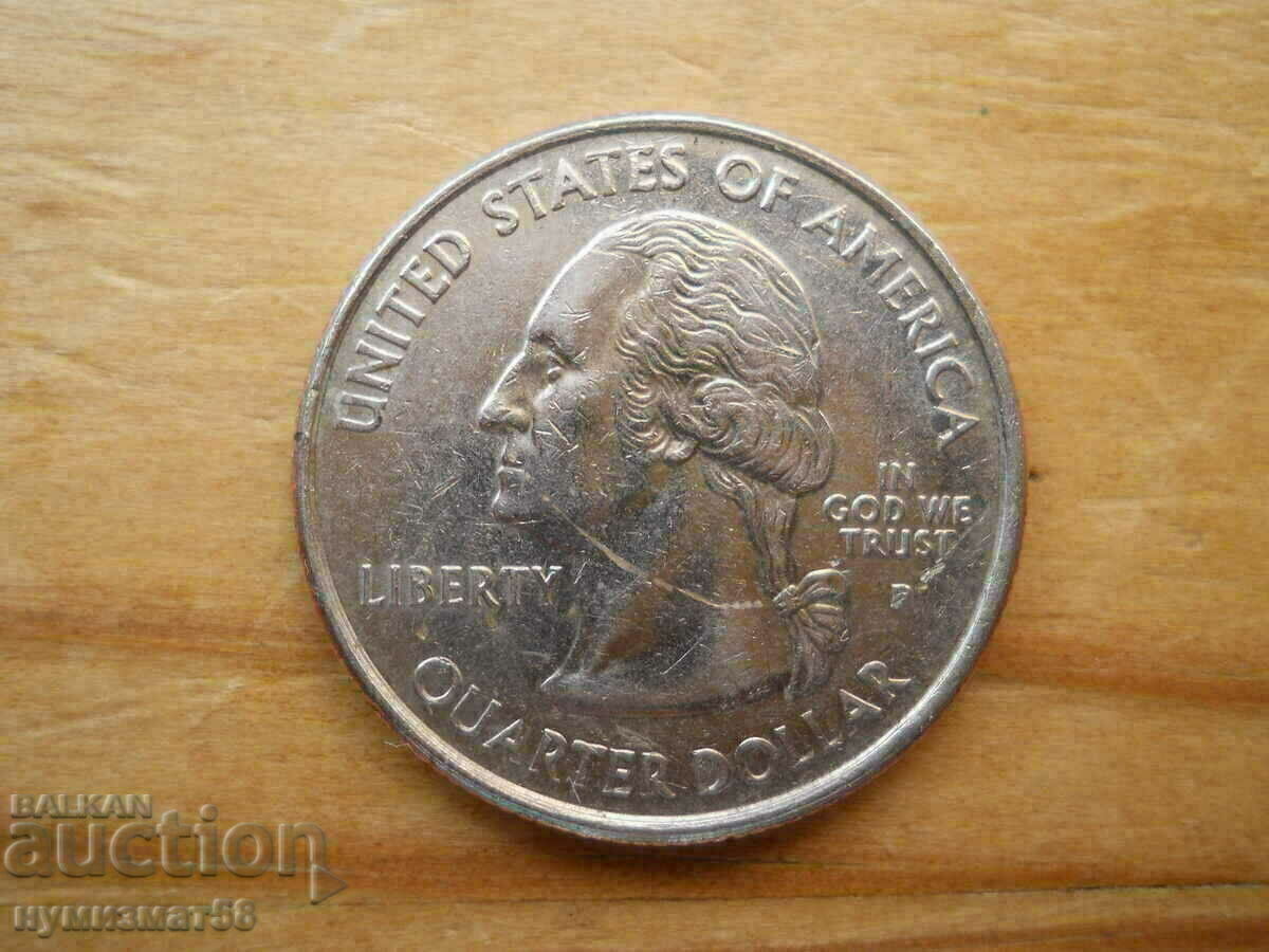 1/4 dolar 2001 - SUA (New York)