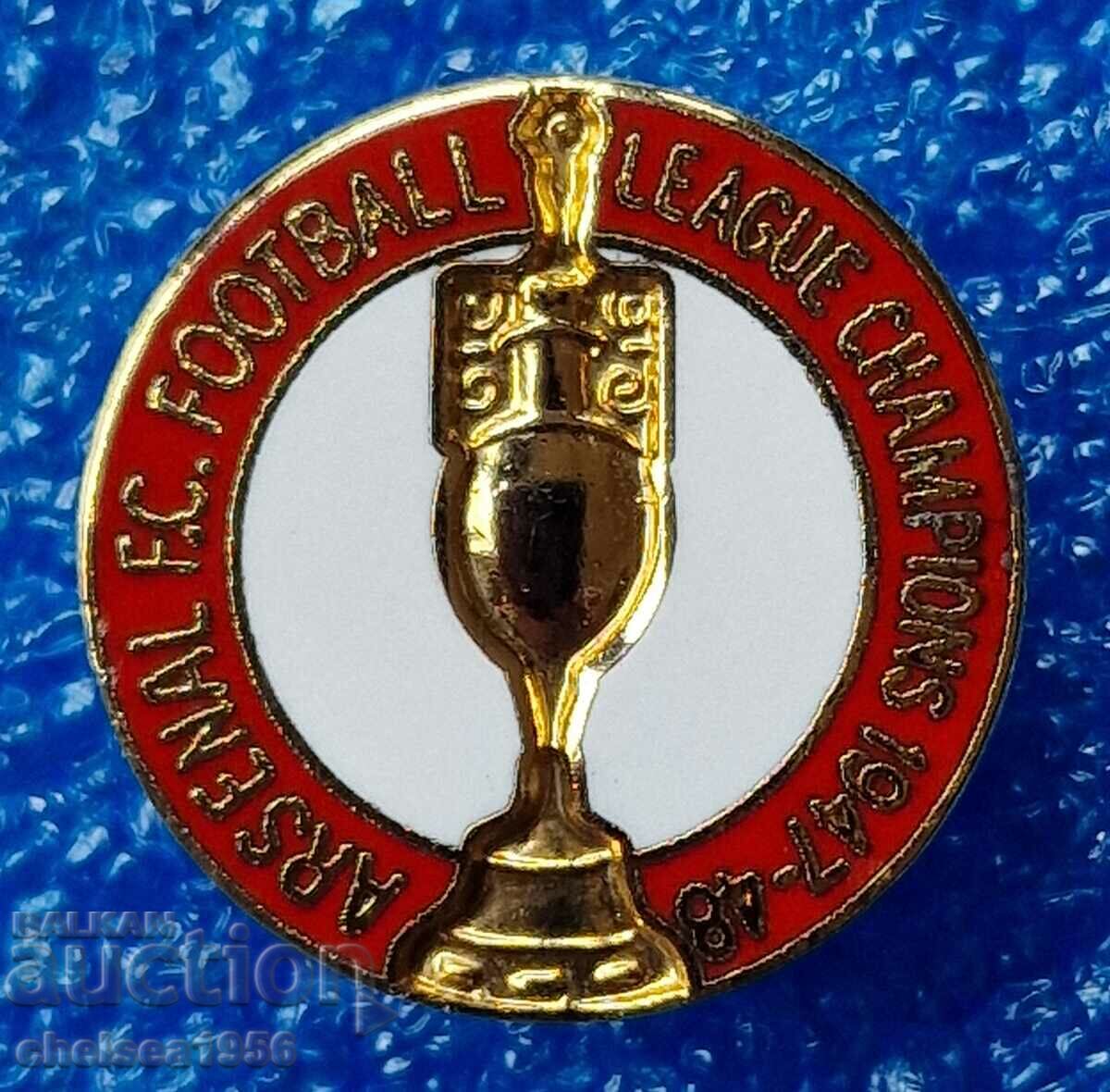 Значка Арсенал шампион 1947-48 г.