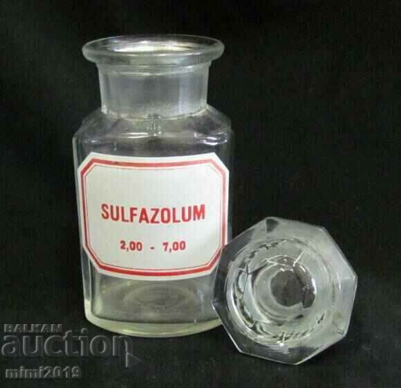 Vintich Pharmacy Medical Glass Bottle - 5 Vintich Pharmacy Medical Glass Bottle - 5