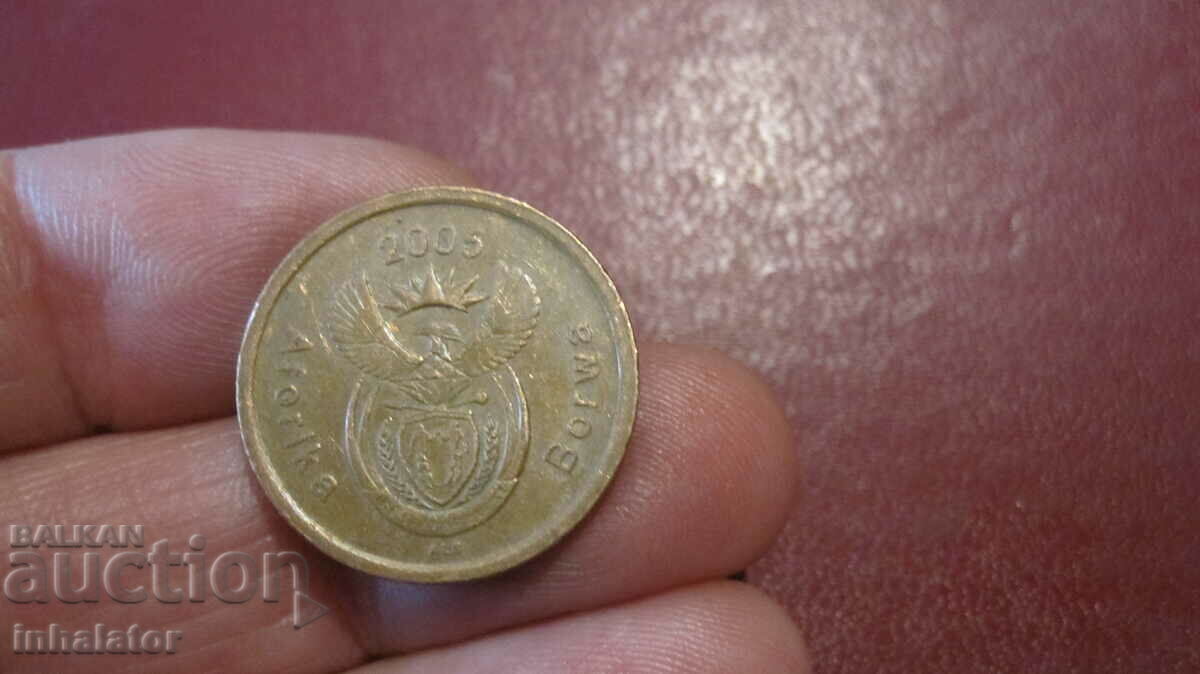 South Africa 5 cents 2005