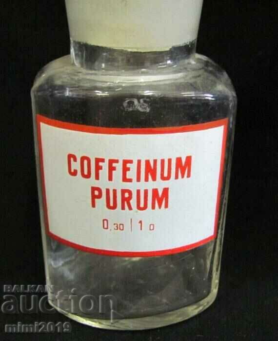 Vintich Pharmacy Medical Glass Bottle COFFEINUM with price 100.00 BGN | € 51.13 Vintich Pharmacy Medical Glass Bottle COFFEINUM with price 100.00 BGN | € 51.13