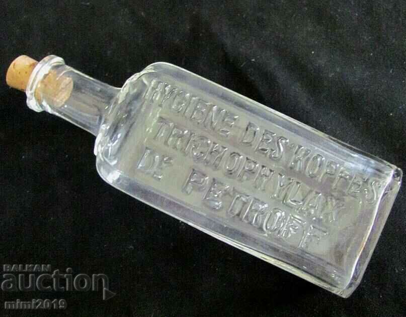 Delivery of Old Apothecary Medical Glass Bottle Delivery of Old Apothecary Medical Glass Bottle