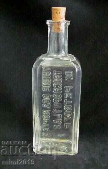 Old Apothecary Medical Glass Bottle - 6 Old Apothecary Medical Glass Bottle - 6