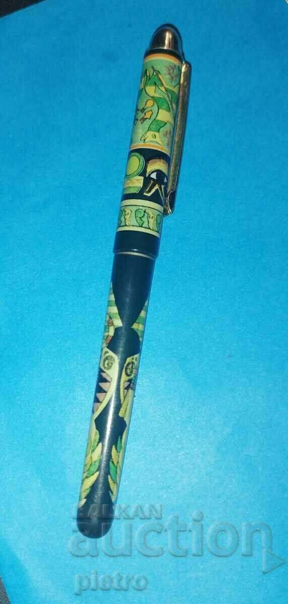 Ceramic retro vintage pen.