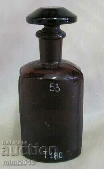 Vintich Pharmacy Medical Glass Bottle - 5 Vintich Pharmacy Medical Glass Bottle - 5