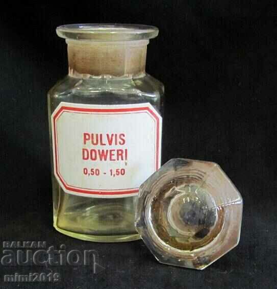 Delivery of Vintich Pharmacy Medical Glass Bottle