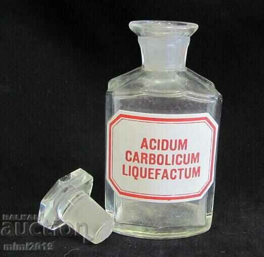 Auction  Vintich Pharmacy Medical Glass Bottle