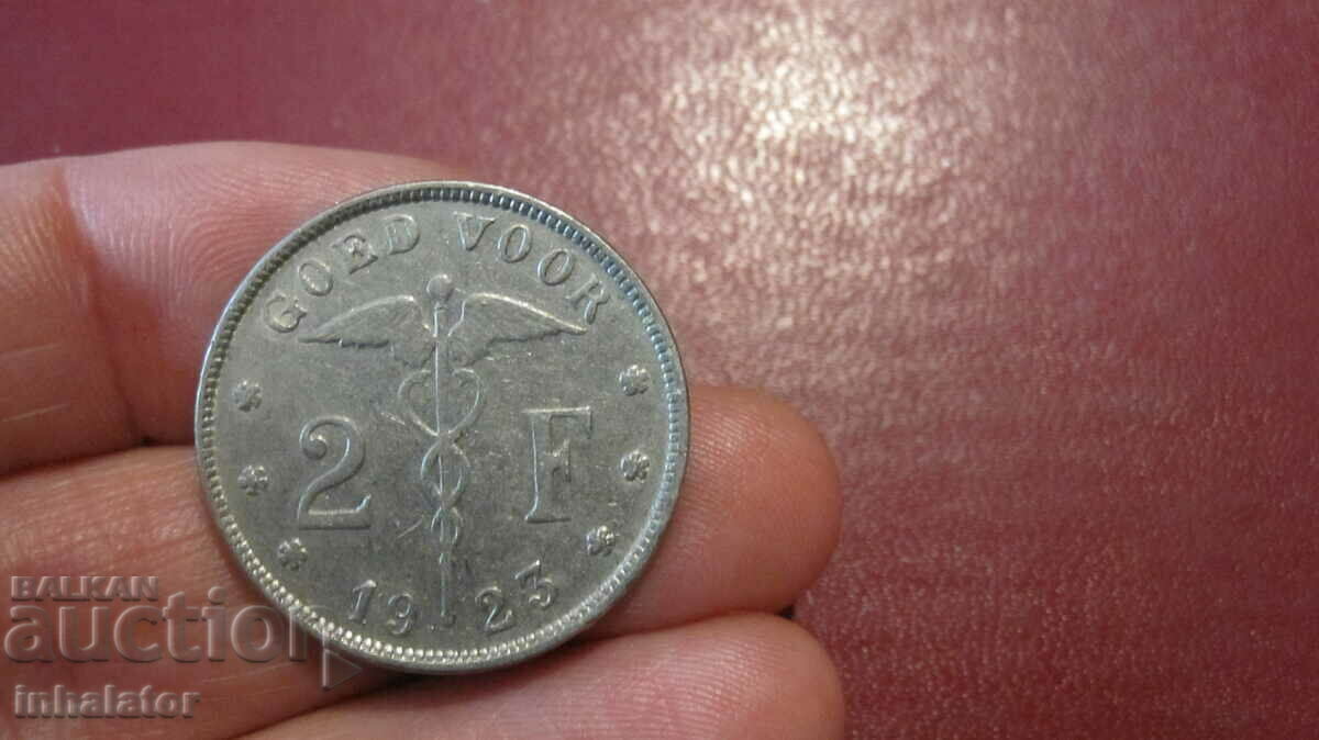 1923 2 franci Belgia