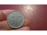 1923 2 franc Belgium