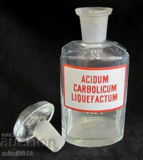 Auction  Vintich Pharmacy Medical Glass Bottle