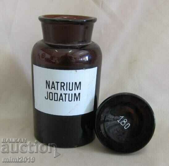 Vintich Pharmacy Medical Glass Bottle - 5 Vintich Pharmacy Medical Glass Bottle - 5