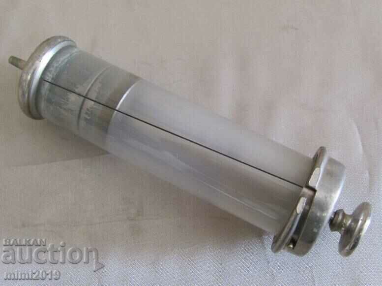 Screw Glass Syringe INJECTA Germany 20cc - 7