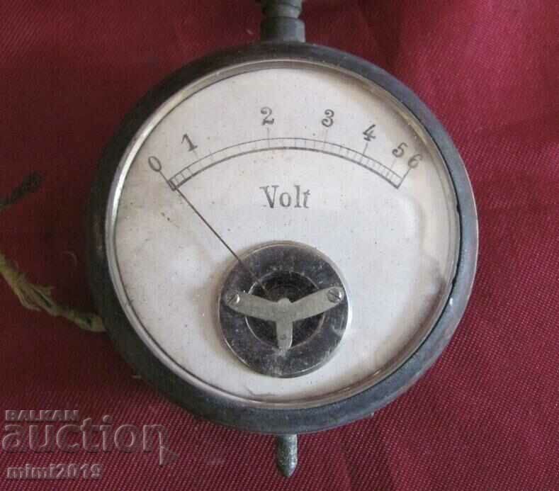 19th Century Old Voltmeter - Measuring Instrument with price 75.00 BGN | € 38.35 19th Century Old Voltmeter - Measuring Instrument with price 75.00 BGN | € 38.35